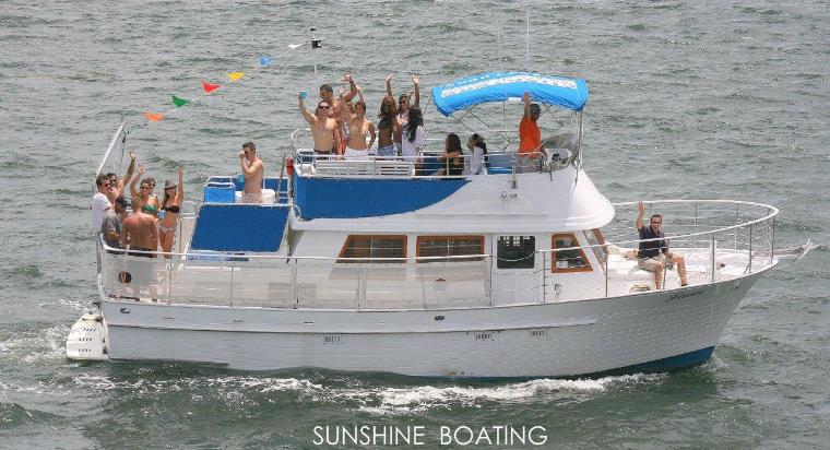 Party Boat Yacht Rental In Miami Sunshine Boating