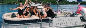 24 Foot Pontoon Party Boat at Sunshine Boating